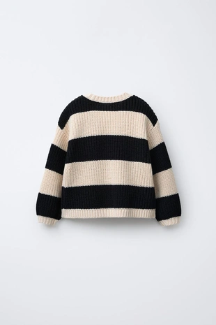 Джемпер в полоску с сердцем- Заказать в России