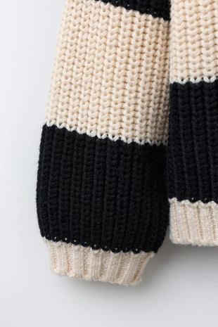 Джемпер в полоску с сердцем- Заказать в России