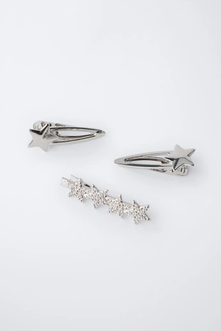 Набор из 3 заколок для волос «блестящие звезды»- Заказать в России