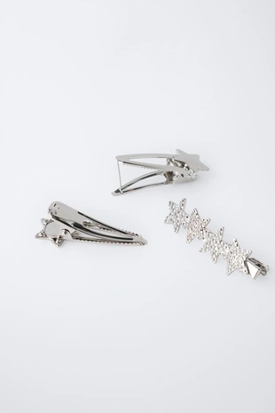 Набор из 3 заколок для волос «блестящие звезды»- Заказать в России