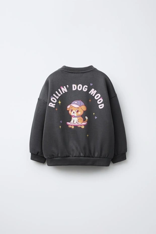 Толстовка с принтом- Заказать в России