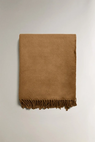 Декоративное покрывало с бахромой- Заказать в России