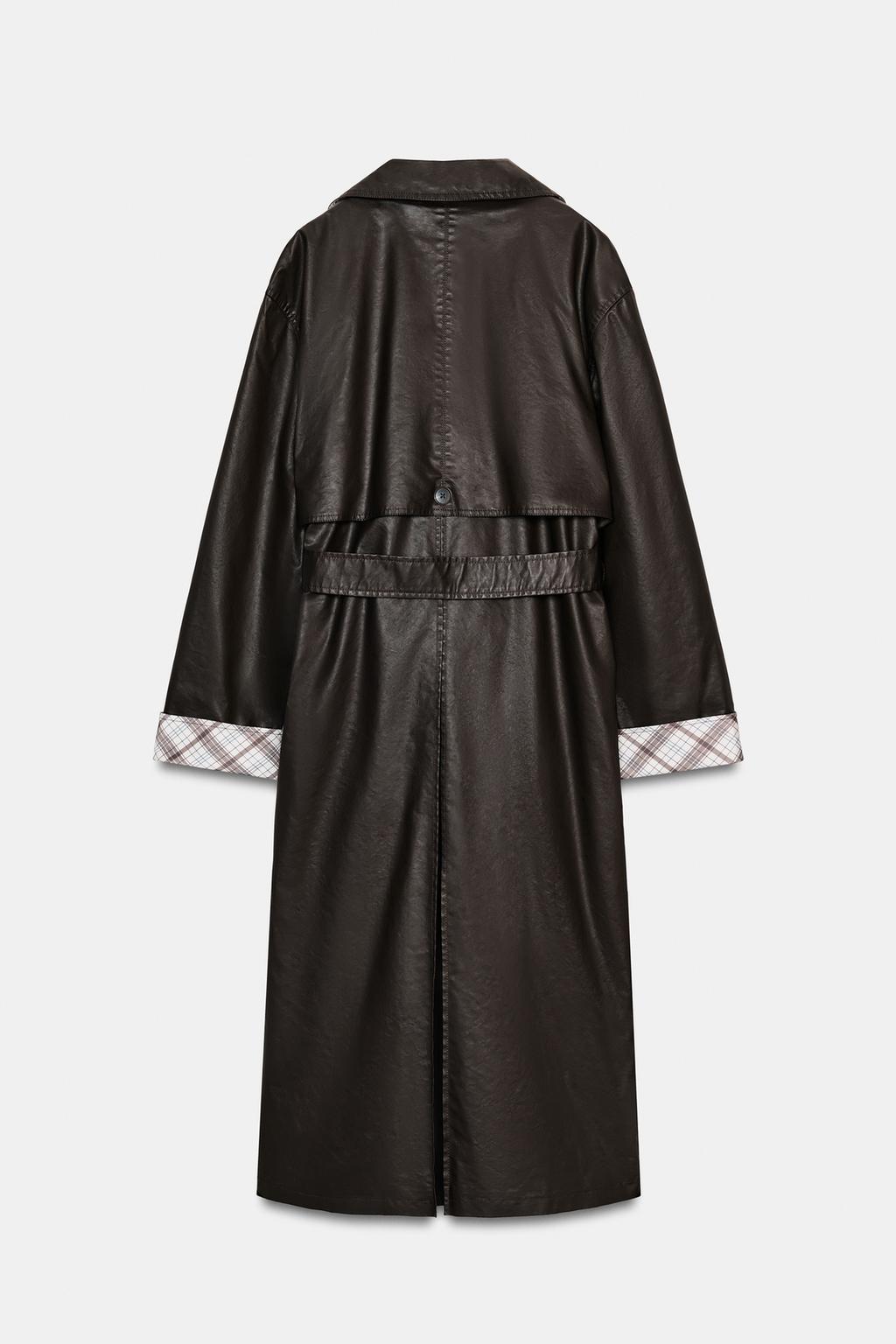 ДЛИННЫЙ ВОЩЕНЫЙ ТРЕНЧ В КЛЕТКУ