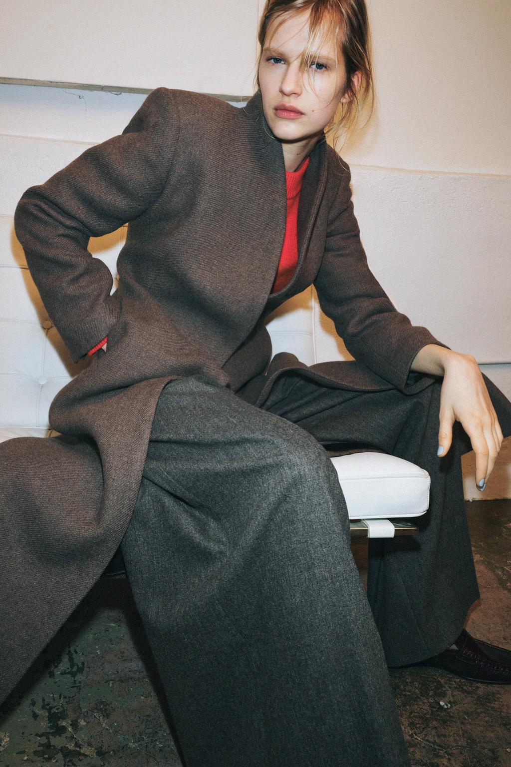 ПАЛЬТО ИЗ ШЕРСТИ — ZW COLLECTION LIMITED EDITION