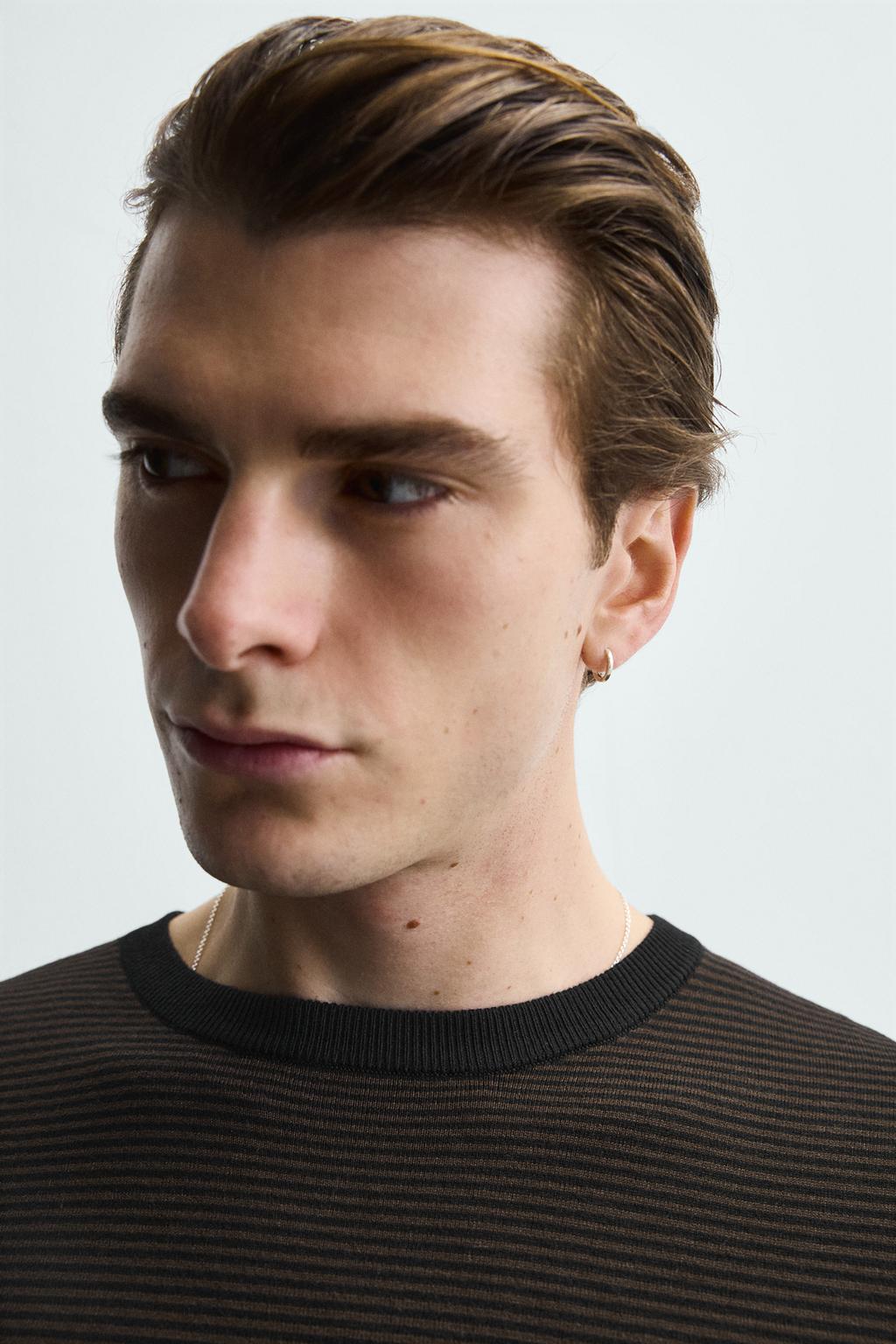 ТРИКОТАЖНАЯ ФУТБОЛКА ИЗ СМЕСОВОЙ ВИСКОЗЫ