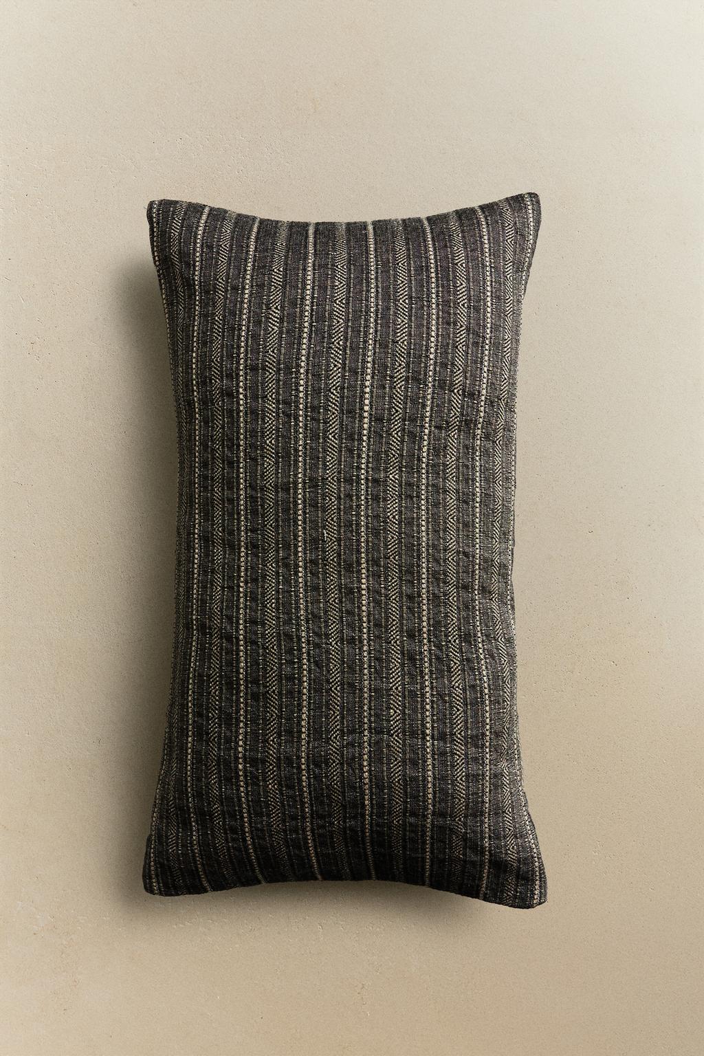 Чехол для подушки в полоску