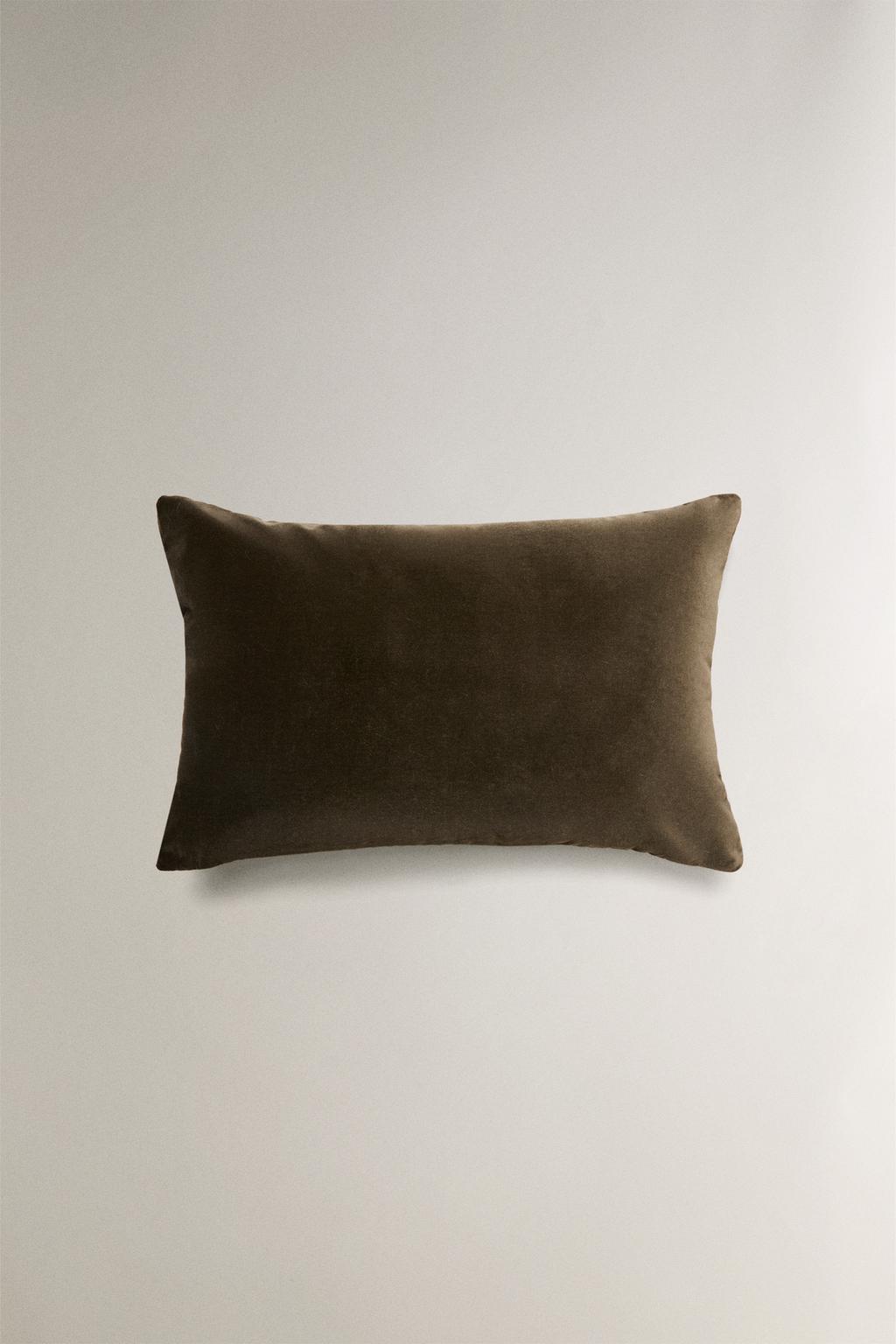 Вельветовая наволочка