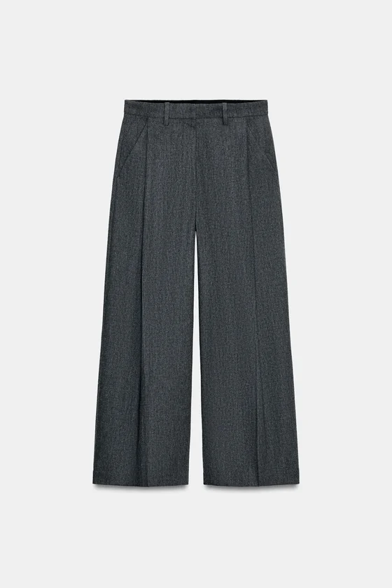 БРЮКИ  С ЗАЩИПАМИ — коллекция Zara «ZW»