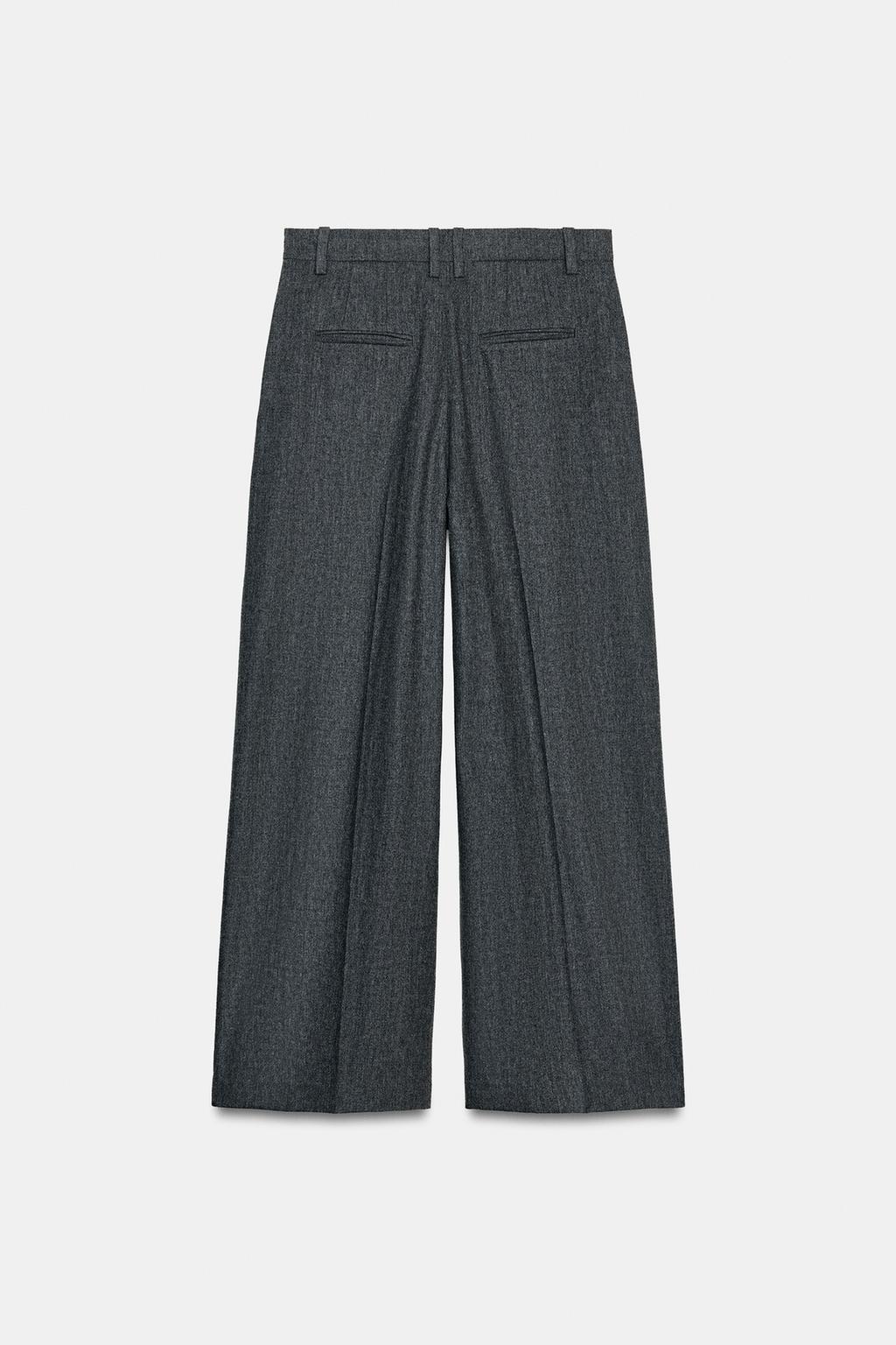 БРЮКИ WIDE-LEG С ЗАЩИПАМИ — ZW COLLECTION