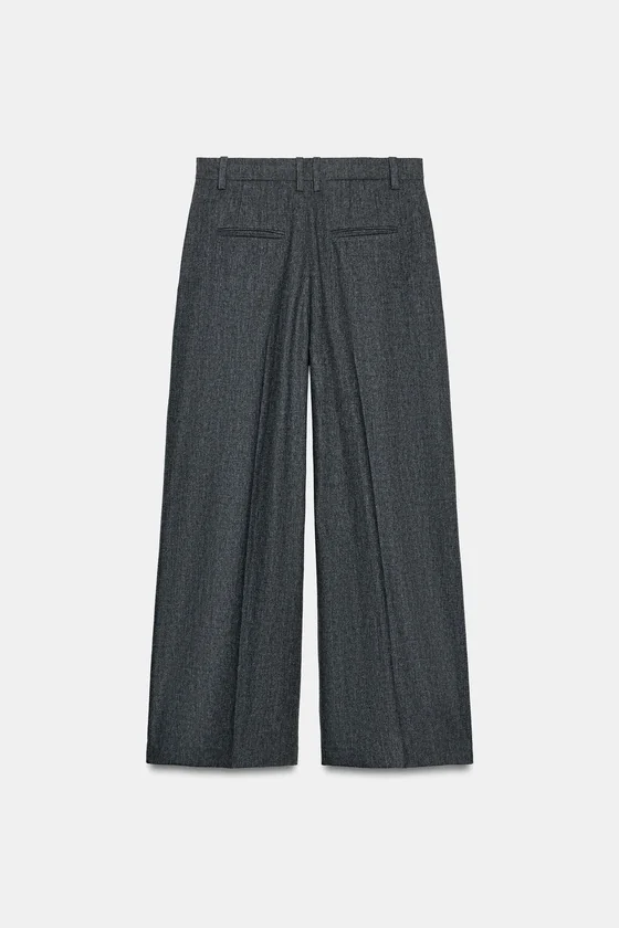 БРЮКИ  С ЗАЩИПАМИ — коллекция Zara «ZW»