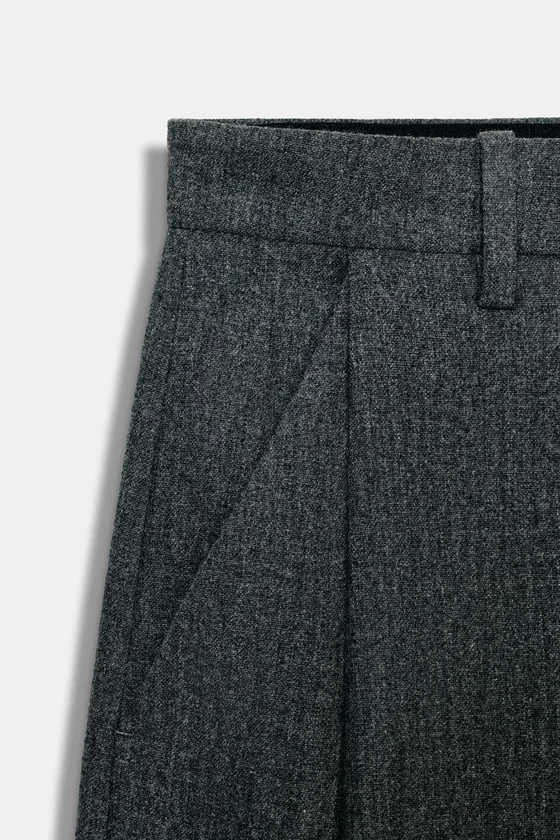 БРЮКИ  С ЗАЩИПАМИ — коллекция Zara «ZW»