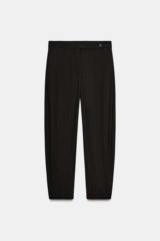БРЮКИ В ТОНКУЮ ПОЛОСКУ — коллекция Zara «ZW»