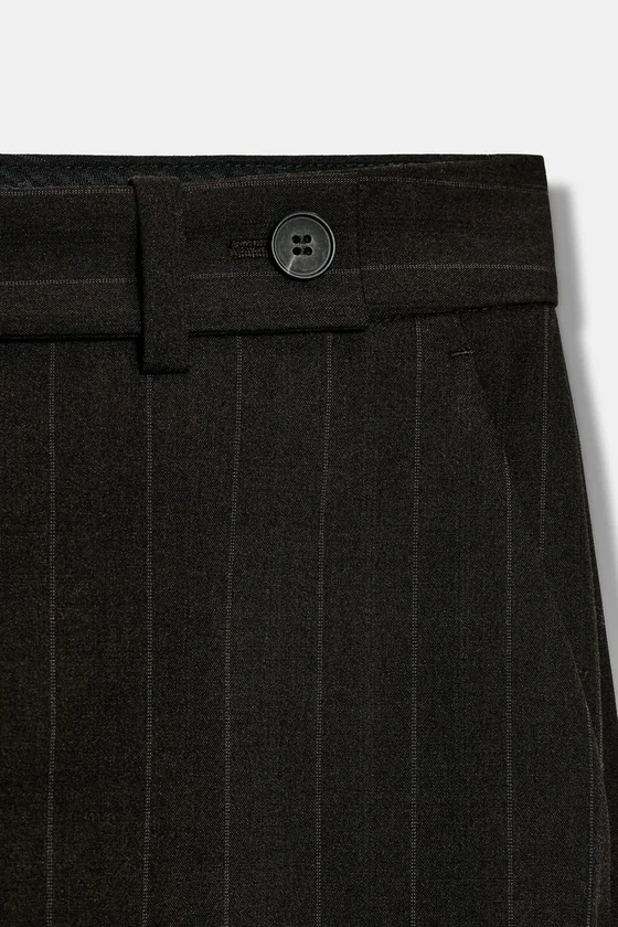 БРЮКИ В ТОНКУЮ ПОЛОСКУ — коллекция Zara «ZW»