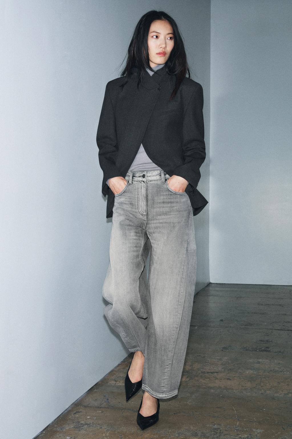 ДЖИНСЫ ZW COLLECTION ANKLE BALLOON СО СРЕДНЕЙ ПОСАДКОЙ