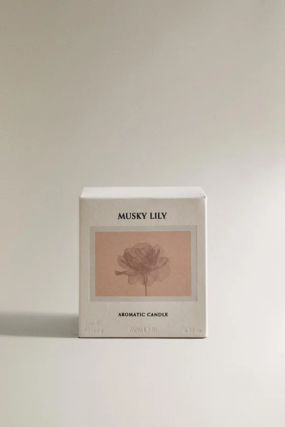 (180 g) ароматичная свеча musky lily