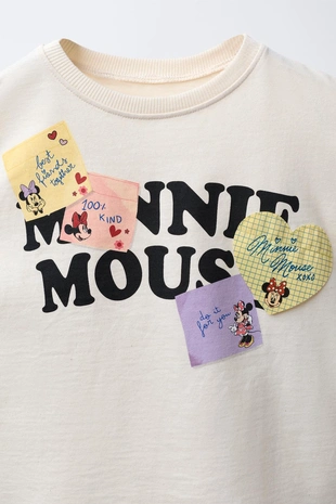 Футболка с нашивками MINNIE MOUSE © DISNEY- Заказать в России