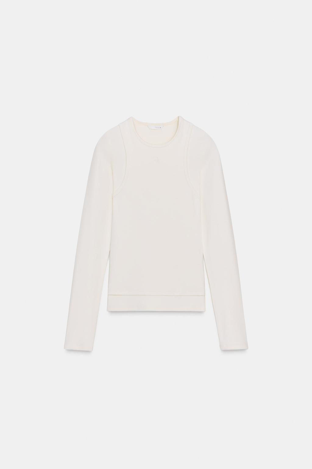 ФУТБОЛКА С ДВОЙНОЙ ВЫШИВКОЙ