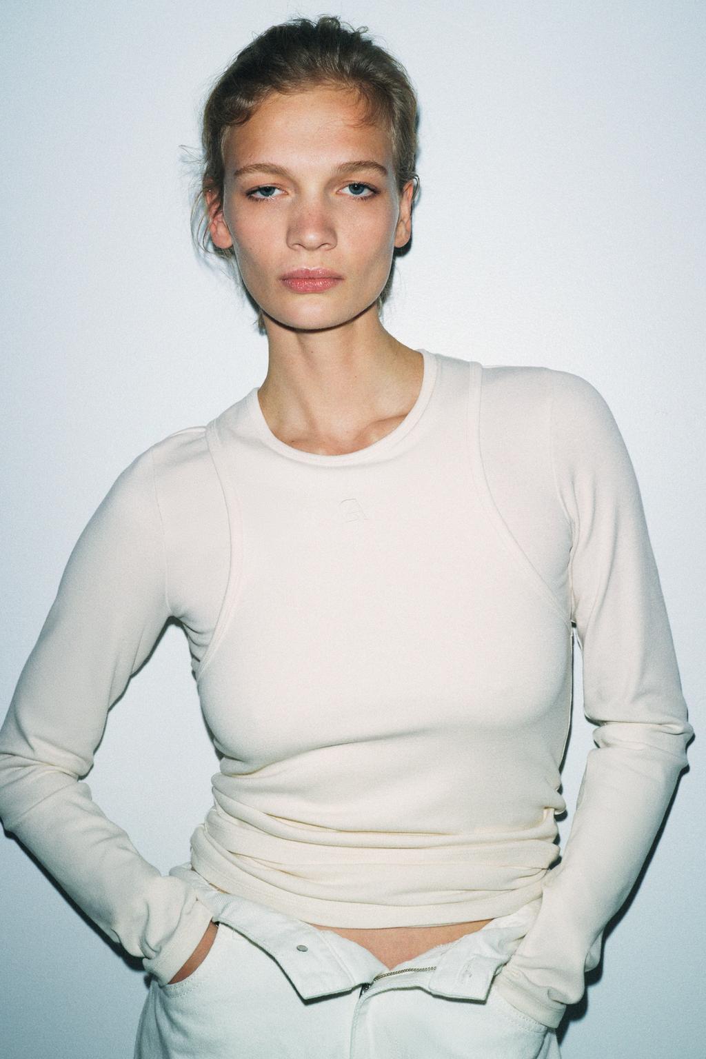 ФУТБОЛКА С ДВОЙНОЙ ВЫШИВКОЙ