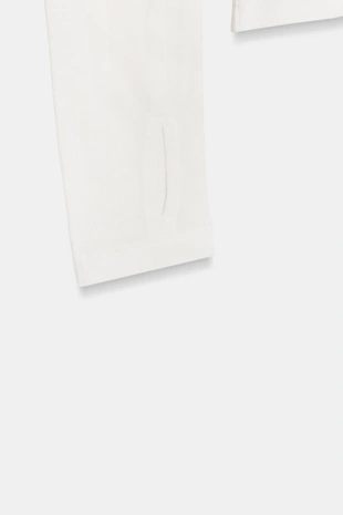 Хлопковая футболка с длинными рукавами- Заказать в России