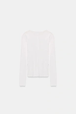 Футболка с воротником на пуговицах- Заказать в России