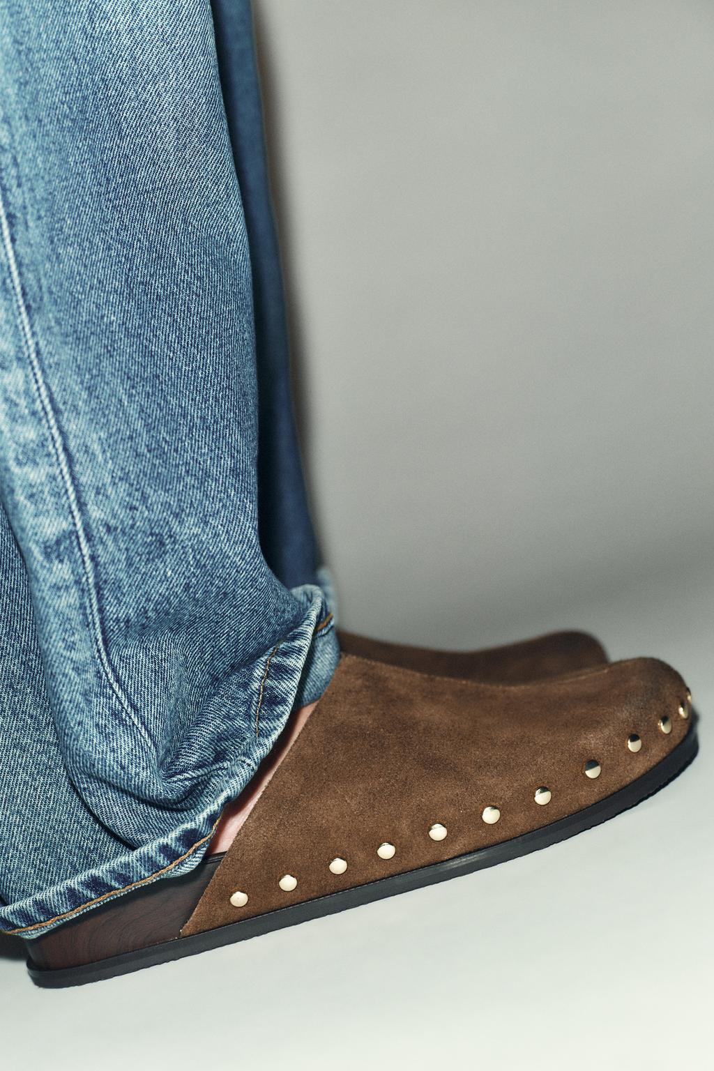 КОЖАНЫЕ САБО С ЗАКЛЕПКАМИ