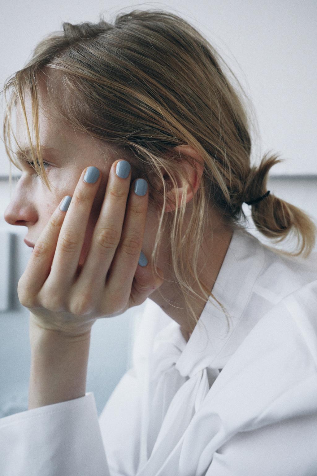 РУБАШКА ИЗ ПОПЛИНА С ЗАВЯЗКАМИ — ZW COLLECTION