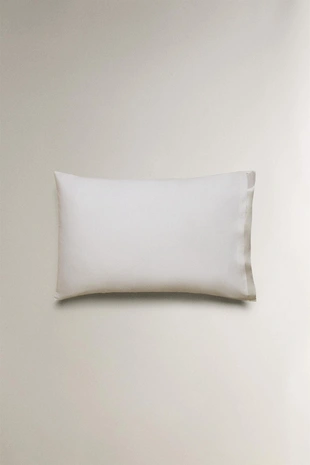 Наволочка из сатина с шелковой отделкой (300 нитей)- Заказать в России