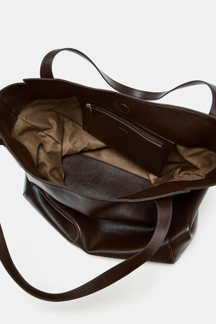 Большая сумка-шопер с детализированными ручками- Заказать в России