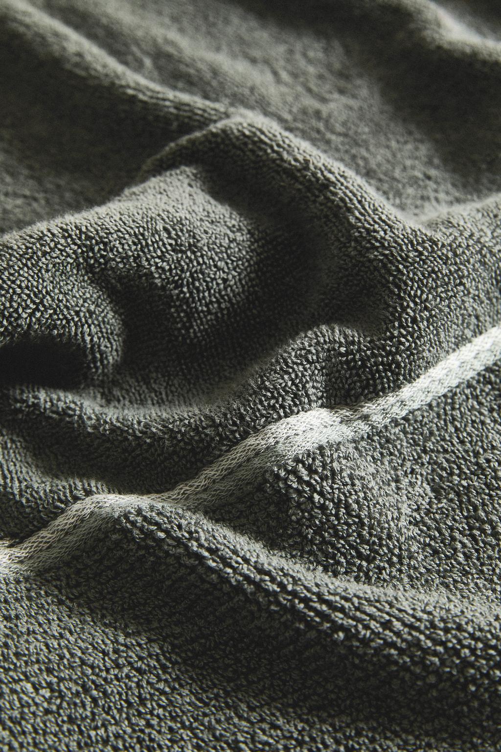 Банный полотенце с каймой из рисового стежка