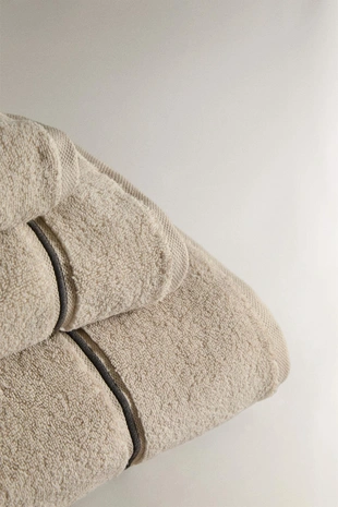 Полотенце для ванны с вышивкой по краю- Заказать в России