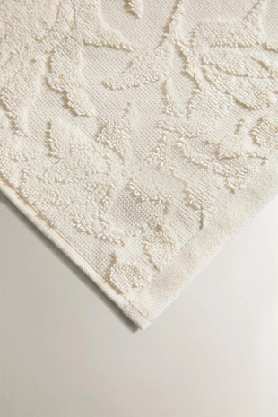 Полотенце для ванной с цветочным жаккардовым узором- Заказать в России