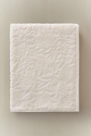 Полотенце для ванной с цветочным жаккардовым узором- Заказать в России