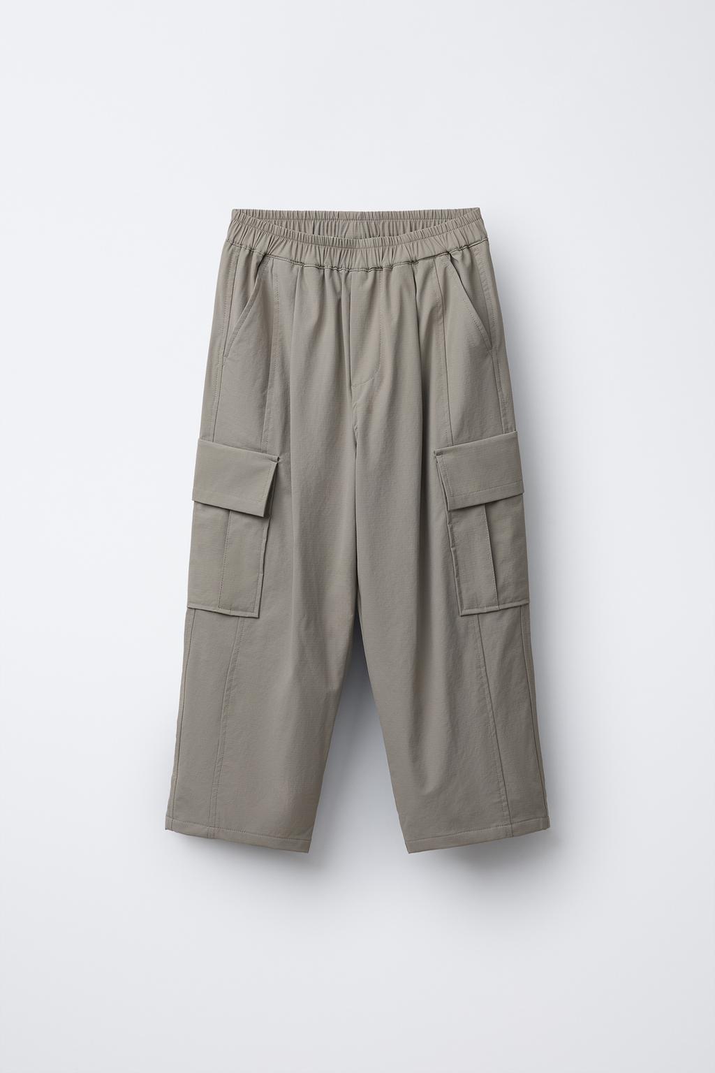 БРЮКИ КАРГО ИЗ НЕЙЛОНА С ПОДКЛАДКОЙ