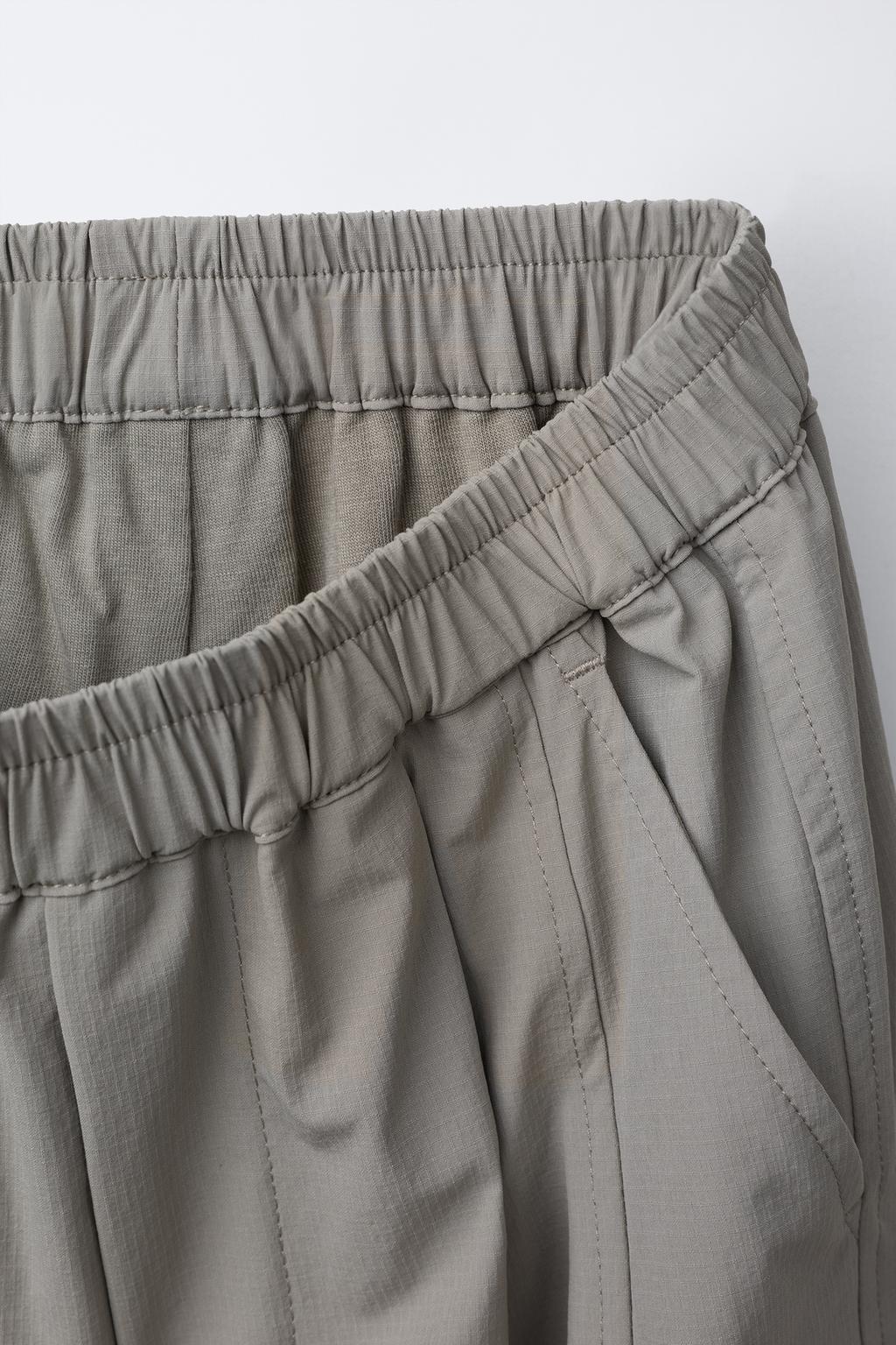 БРЮКИ КАРГО ИЗ НЕЙЛОНА С ПОДКЛАДКОЙ