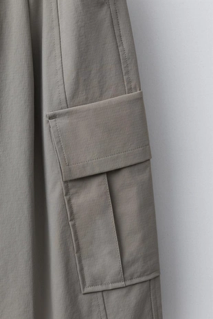 Брюки карго из нейлона с подкладкой- Заказать в России