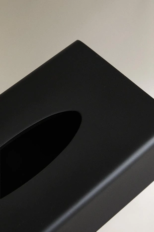 Черный короб для бумаги из смолы- Заказать в России