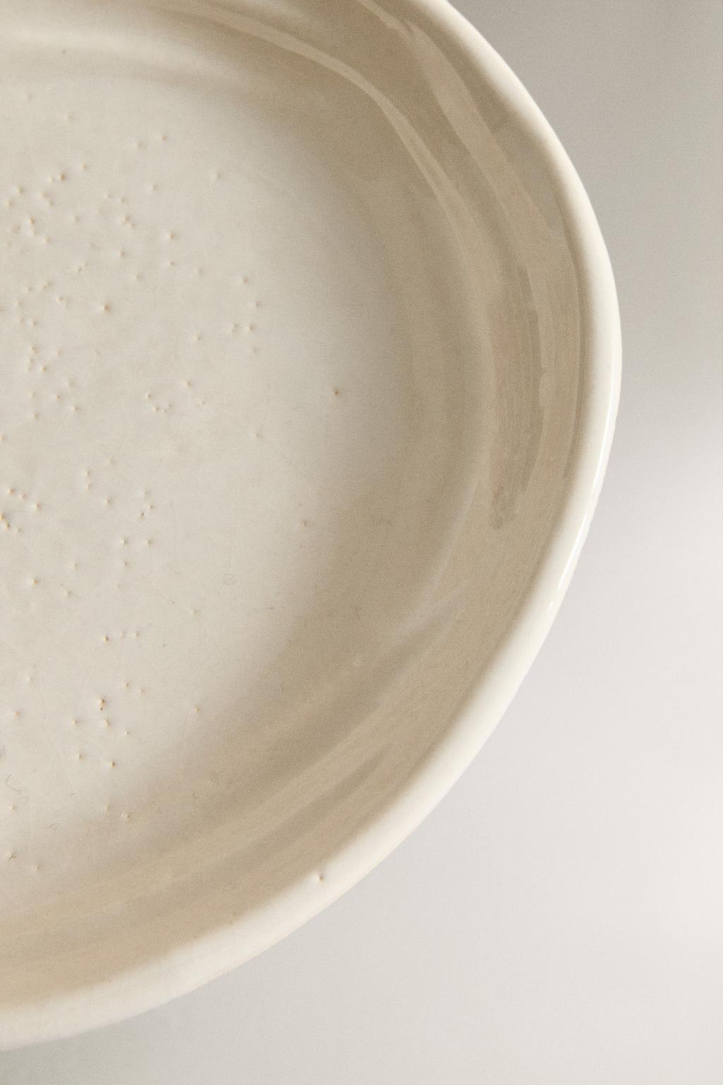 Мыльница для ванной из текстурированной керамики