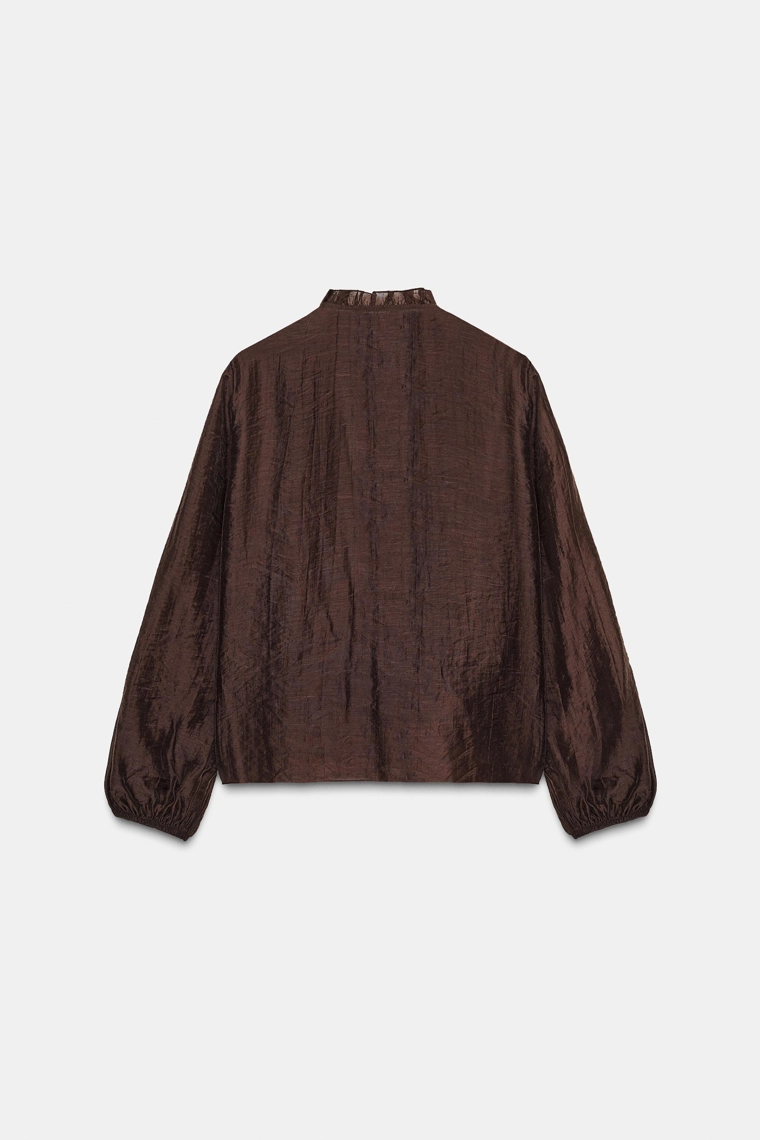 Блуза с оборками