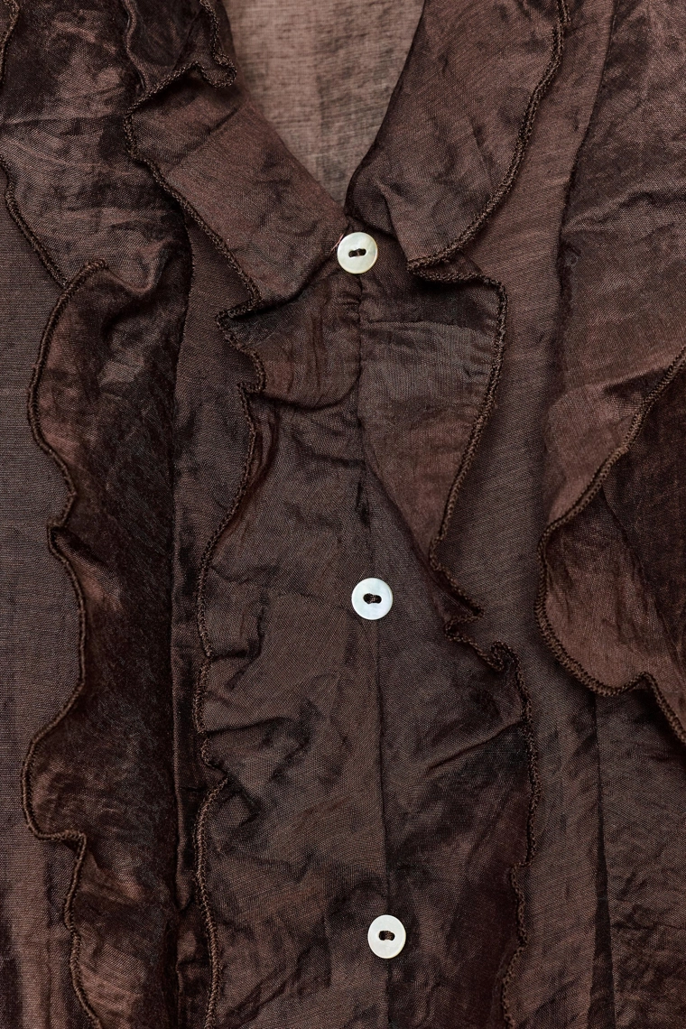 Блуза с оборками