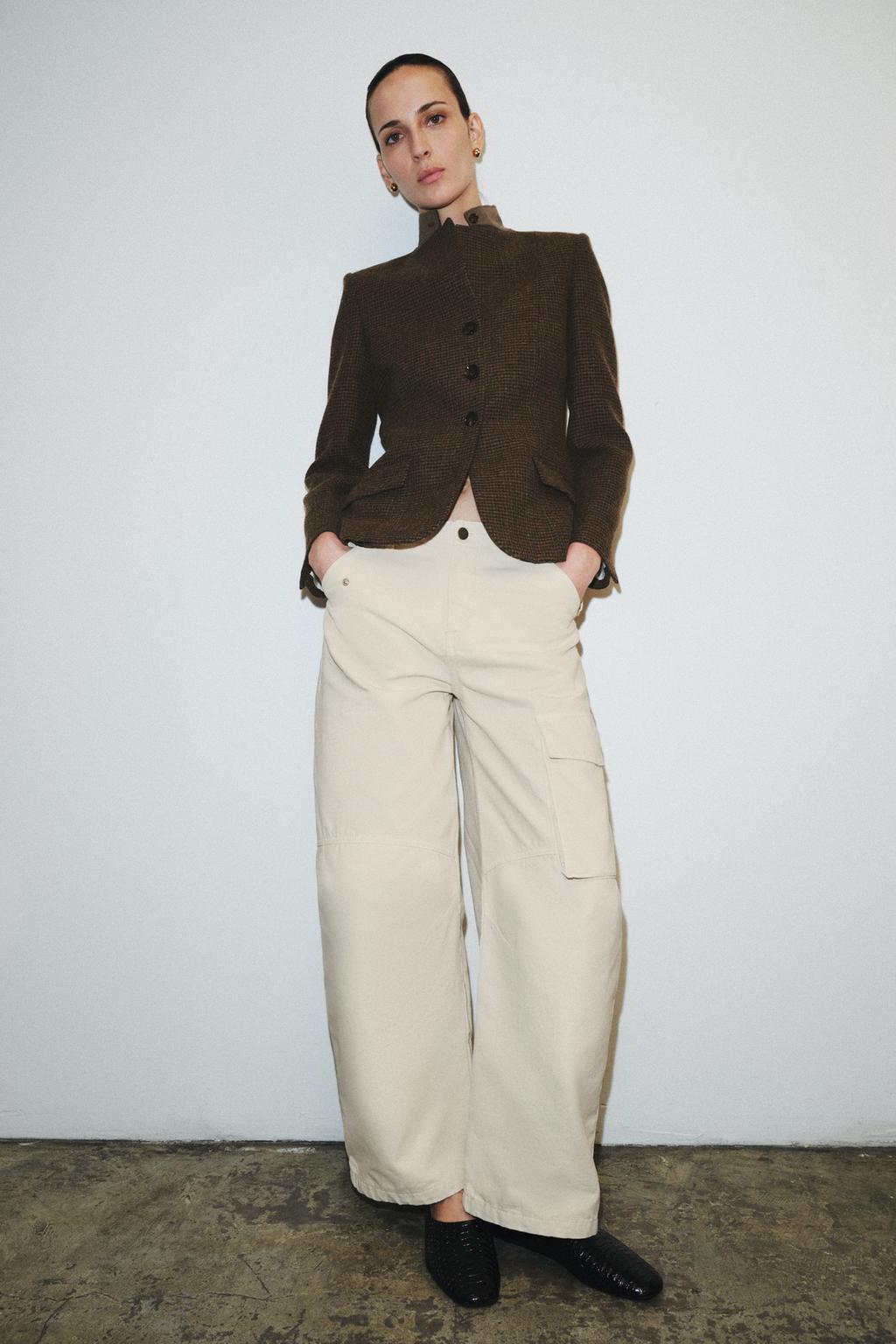 ПРИТАЛЕННЫЙ БЛЕЙЗЕР ИЗ ШЕРСТИ — ZW COLLECTION