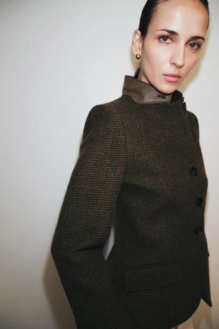 Приталенный блейзер из шерсти — ZW COLLECTION- Заказать в России