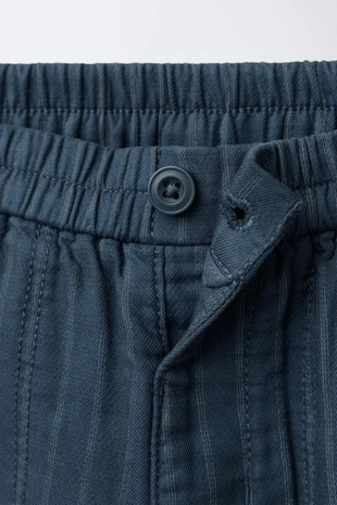 Брюки BAGGY в полоску- Заказать в России