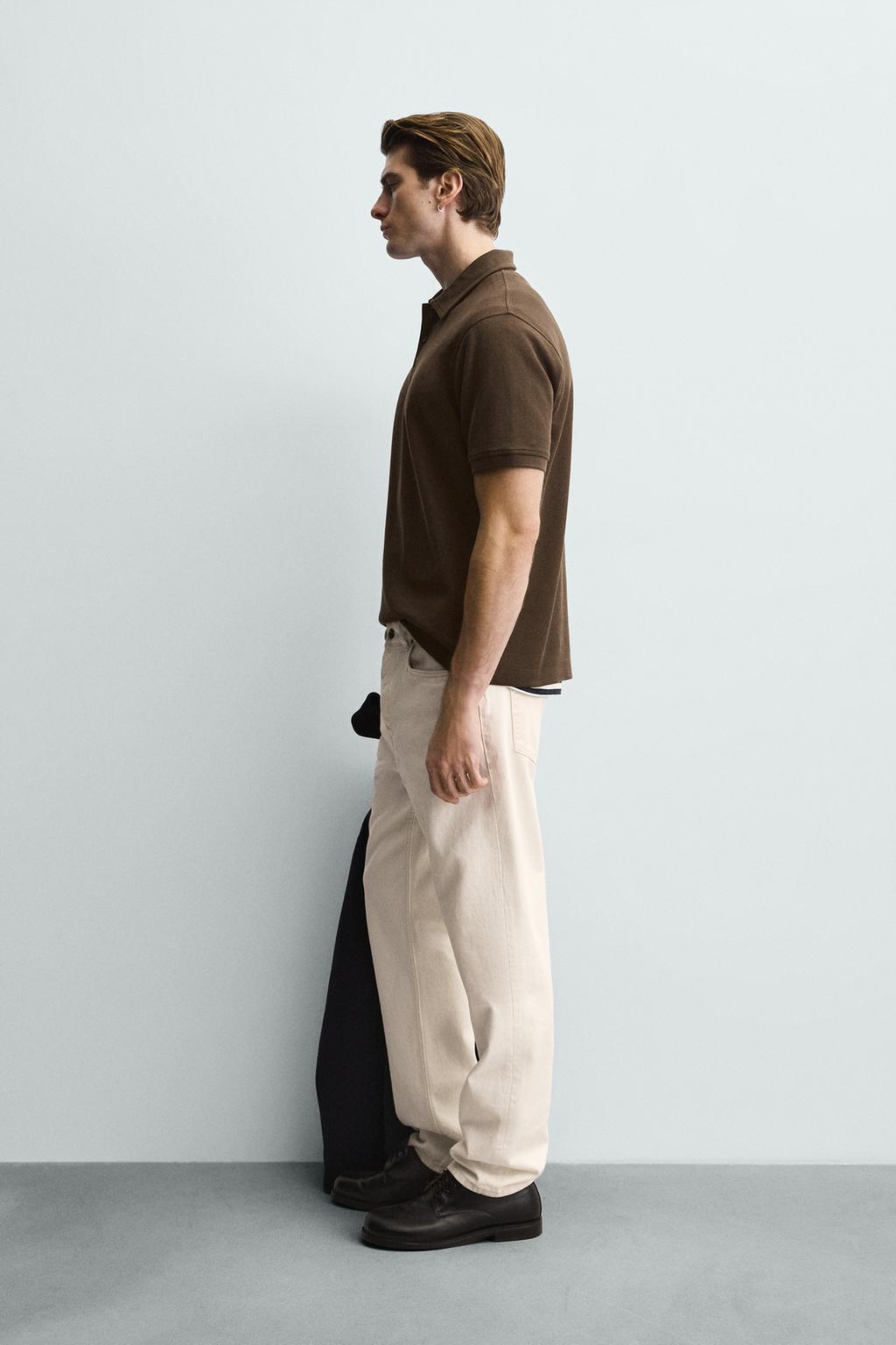 ПОЛО REGULAR FIT С РЕЛЬЕФНОЙ СТРУКТУРОЙ