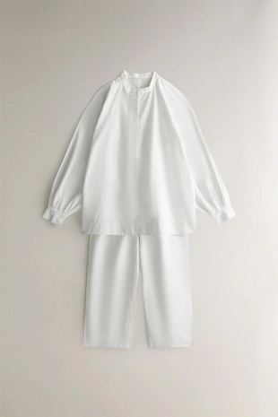 Рубашка из хлопка с вышивкой- Заказать в России