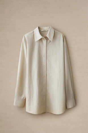 Рубашка с атласным отливом- Заказать в России