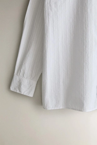 Рубашка из хлопка с длинным рукавом- Заказать в России