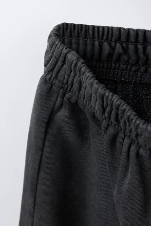 Брюки WIDE LEG с эффектом потертости- Заказать в России