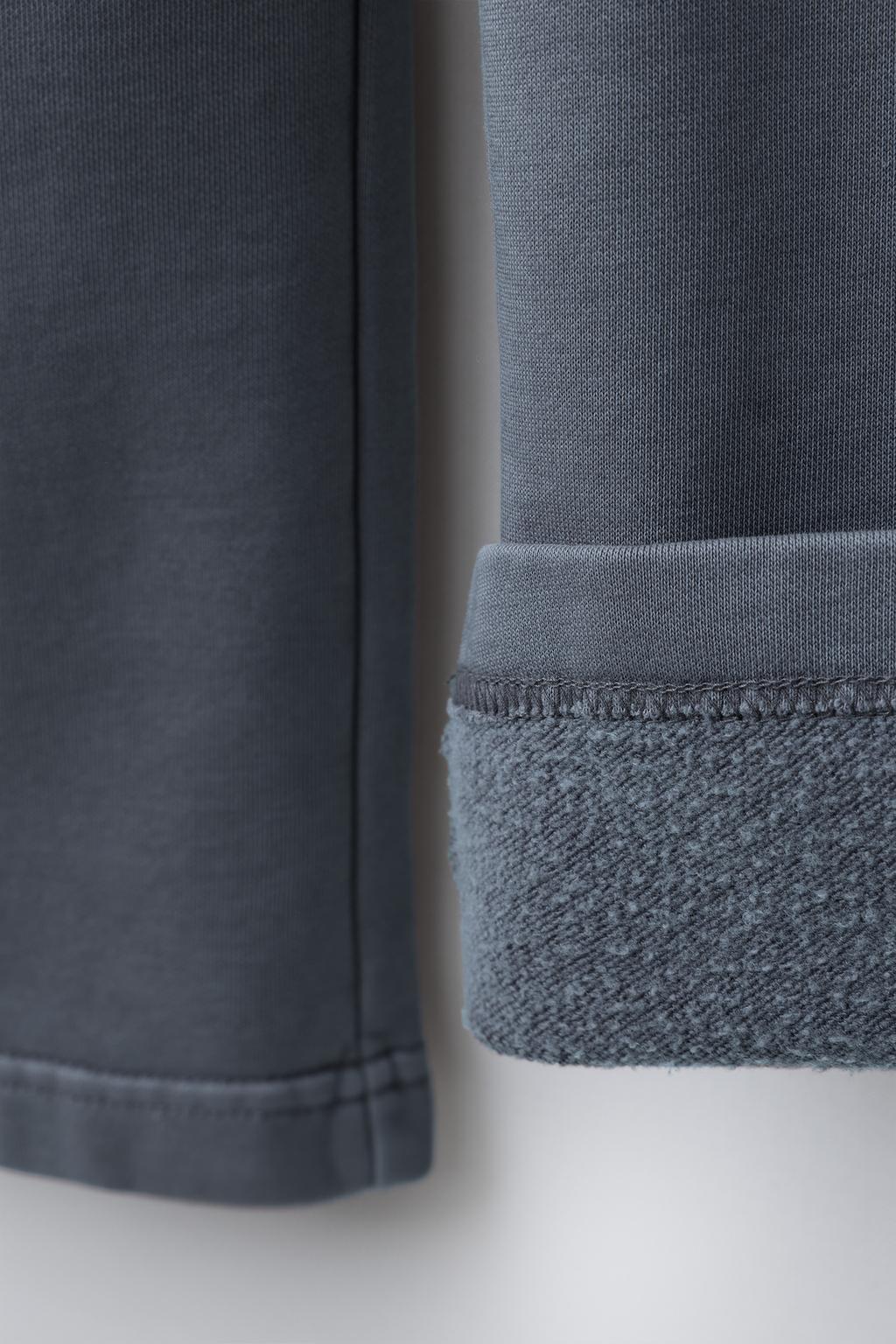 БРЮКИ WIDE LEG С ЭФФЕКТОМ ПОТЕРТОСТИ