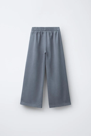 Брюки WIDE LEG с эффектом потертости