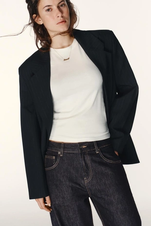 Джинсы TRF с боковыми молниями- Заказать в России